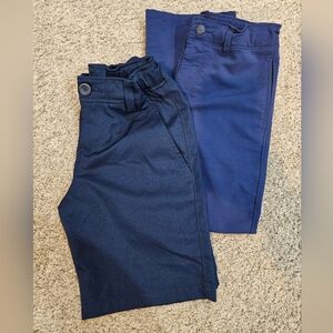 EUC Under Armour Kids' Navy and Royal Blue Casual Short / Pant Bundle